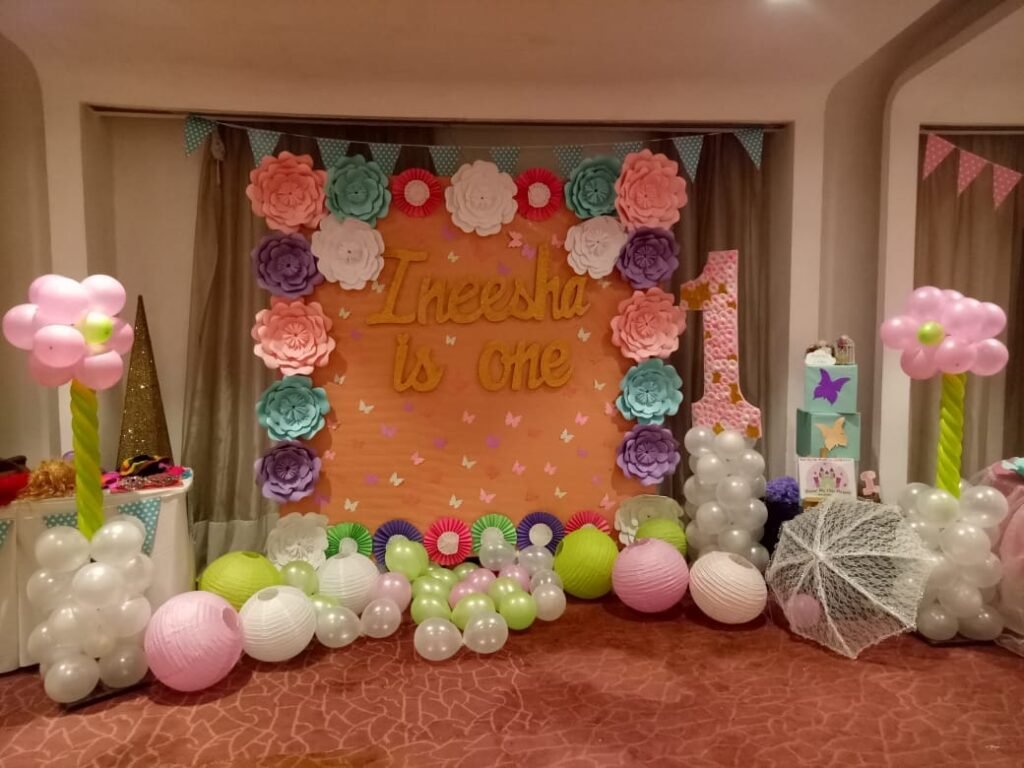 1st Bday decoration